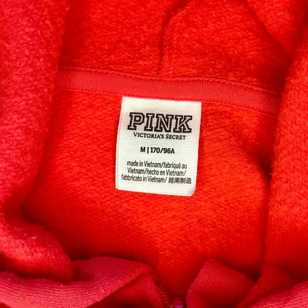 PINK Victoria's Secret Full-Zip Hoodie, Size M - Picture 7 of 9